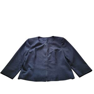 Andrew Marc Jacket Blazer Full Zip Medium Grey Size  14